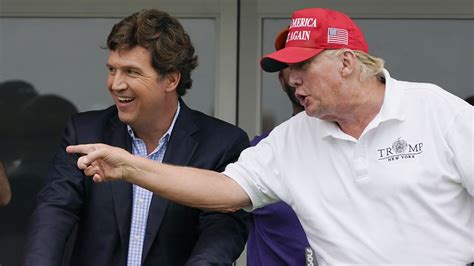 Tucker Carlson, Donald Trump and the in